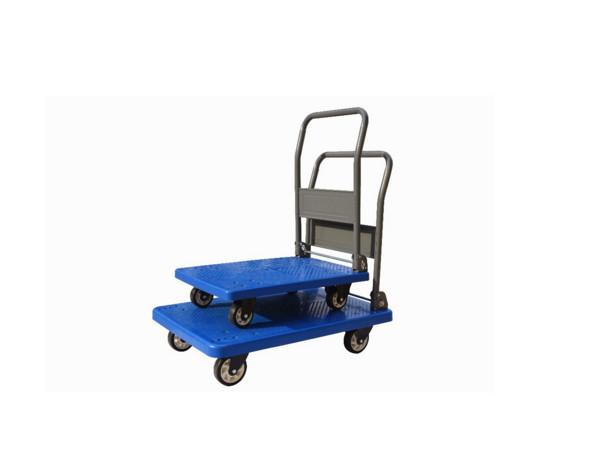 Four Wheel Platform Hand Truck , Heavy Duty Platform Cart / Truck Non Slip
