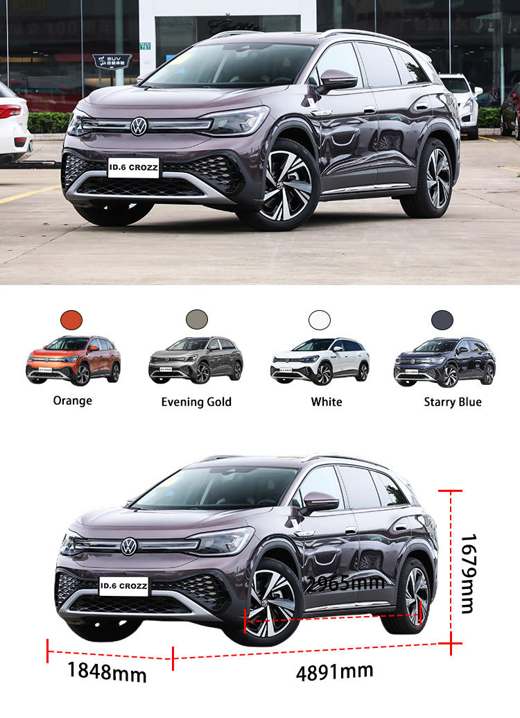 Prime Used Volkswagen Electric Car 7 Seater Large EV SUV New Energy