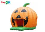 Child Tarpaulin Halloween Inflatable Pumpkin Bouncer For Party