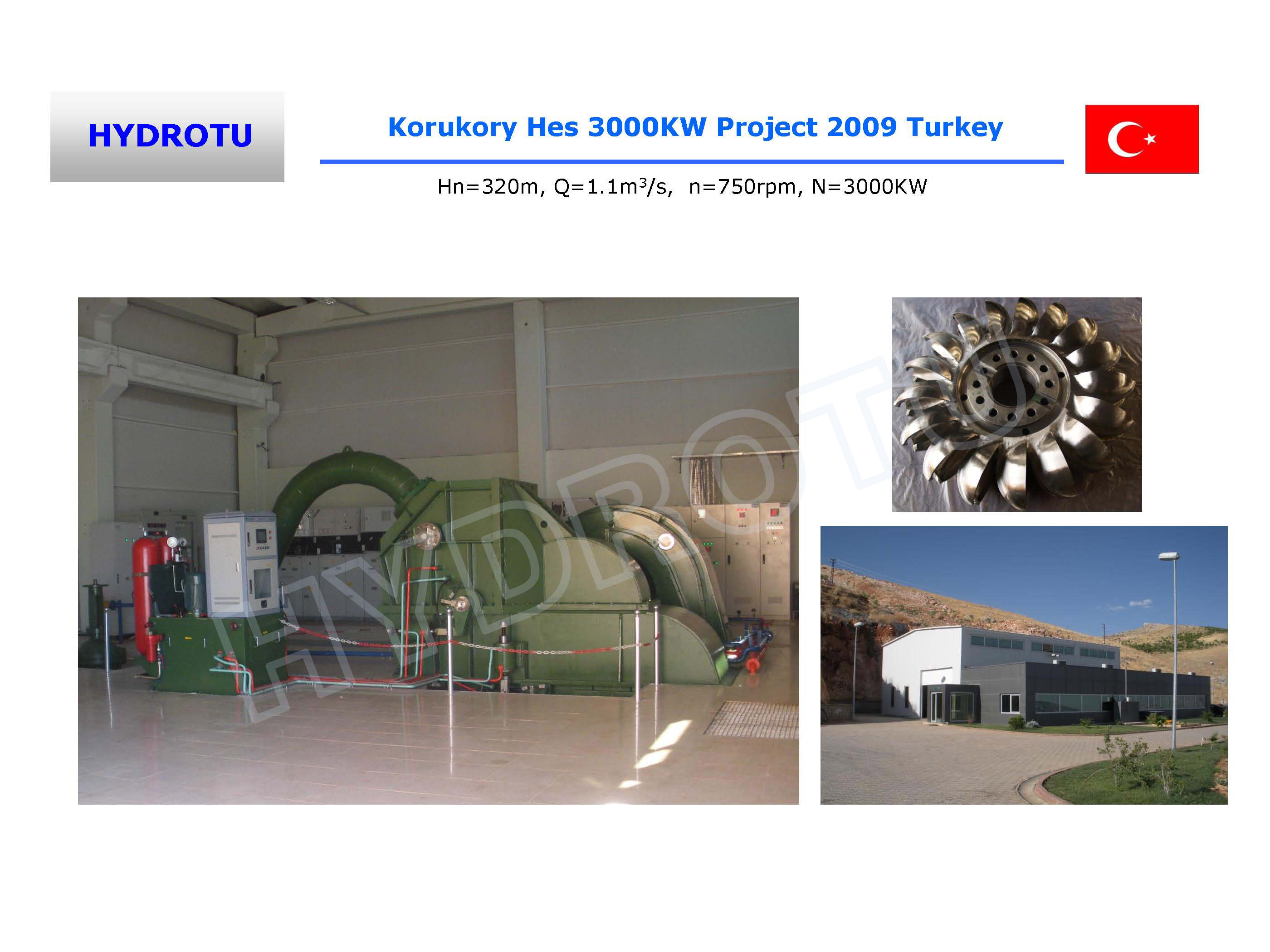 Pelton Hydro Turbine With Synchronous Generator,Excitation,PLC Governor,Valve