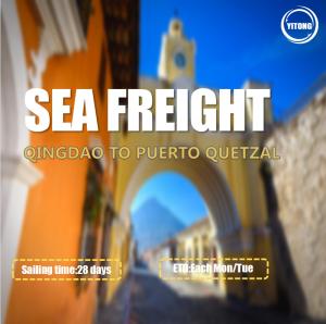 Quality FOB CIF International Ocean Freight From Qingdao To Puerto Quetzal Guatemala wholesale