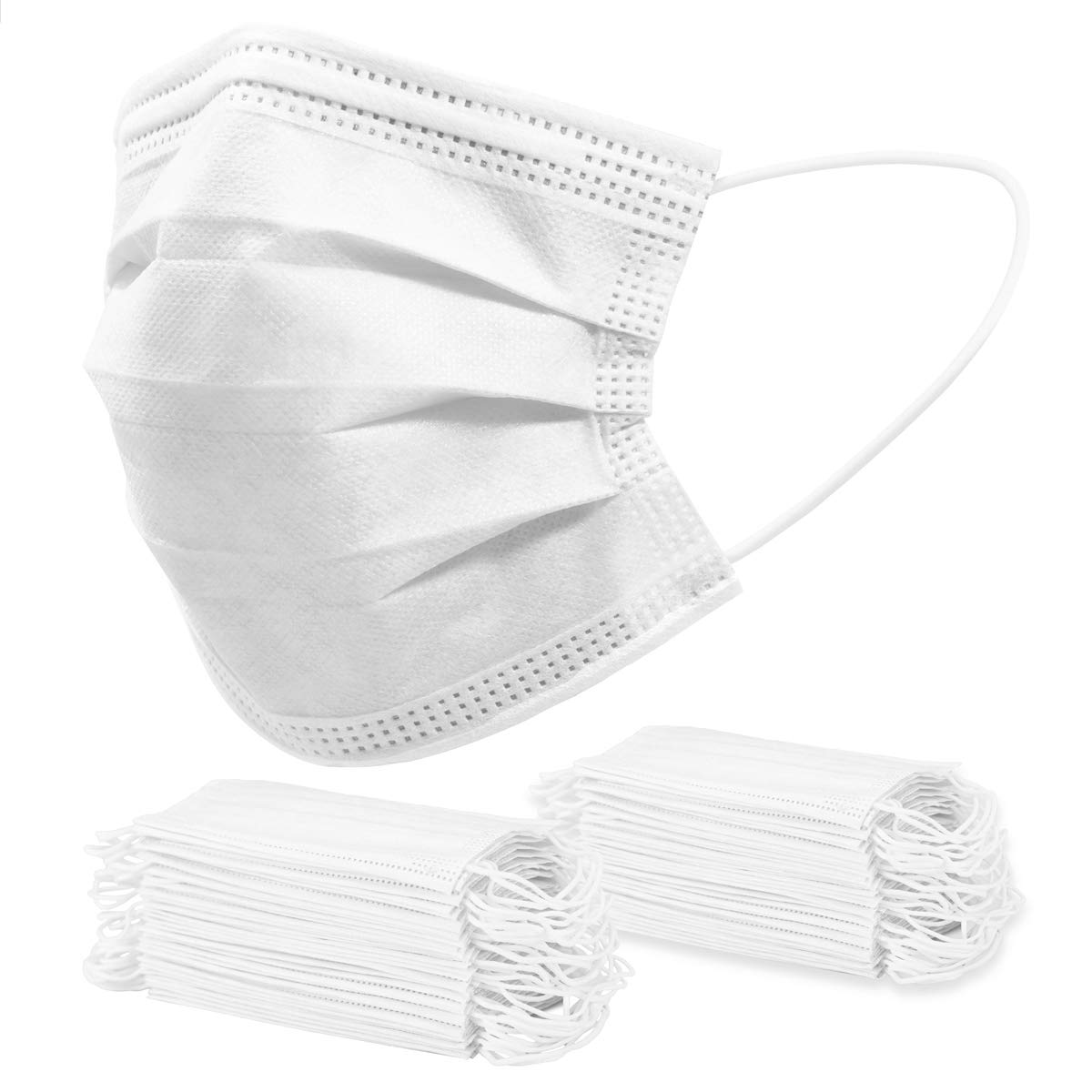 S&J 3 ply Disposable Surgical Face Mask Respirator ASTM F2100 Type2iir Mascarillas White Color Medical Mask