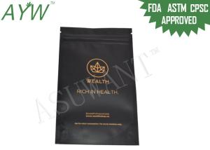 Quality Healthy Matte Mylar Tiny k Bags For Drugs , Food Bags Packaging With Top Opened Zipper wholesale