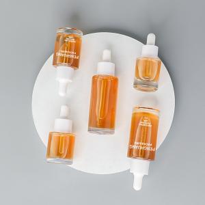 Quality 15ml 20ml 30ml 40ml 50ml Serum Dropper Bottle Oil Packaging Glass Round Shape wholesale