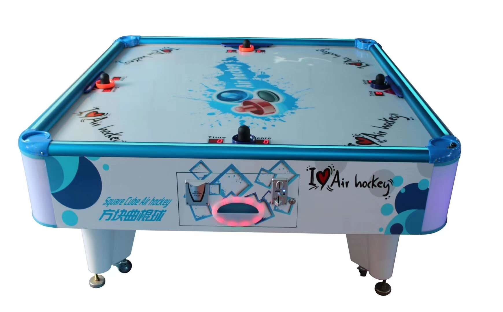 Mermaid Style Air Hockey Arcade Game , Waterproof Electric Air Hockey Table