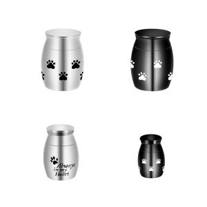 Quality Stainless Steel Pet Urns / Small Pet Urn Customized Logo For Animal Ashes wholesale