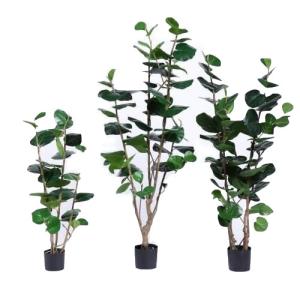 Quality Multi Stems Artificial Outdoor Plants Nearly Natural Silk Polyscias Balfouriana Bailey wholesale