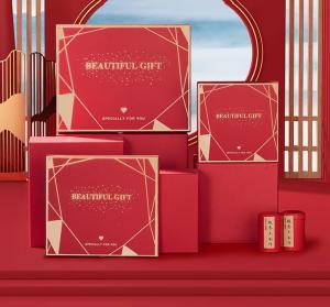 Quality Square Cosmetic Gift Boxes Customized Cosmetic Surprise Pack ISO9001 wholesale
