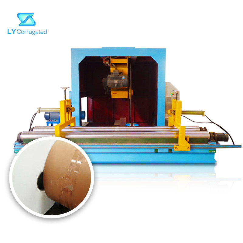 Jumbo Roll Cardboard Box Cutting Machine Slitting 135cm Paper DIA 400V