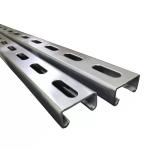Fire Resistant C Shaped Steel Galvanised Slotted Channel For Industrial