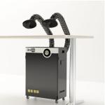 High Power Soldering Robot Bench Top Fume Extractor 150-350W For XS350-2S