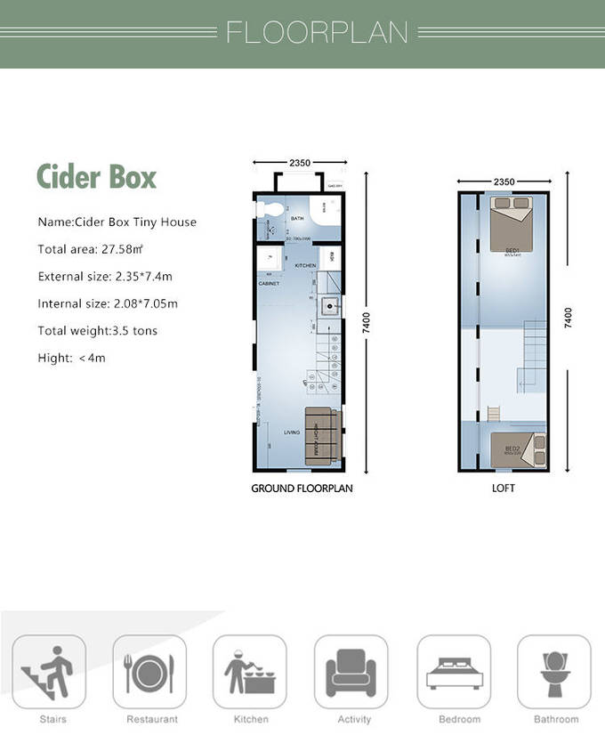 Alu.Casement Door Laminate Flooring Tiny Living Home Solutions