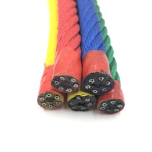Quality 12mm - 22mm Polyester Combination Rope 6 Strand Combination Wire Rope wholesale