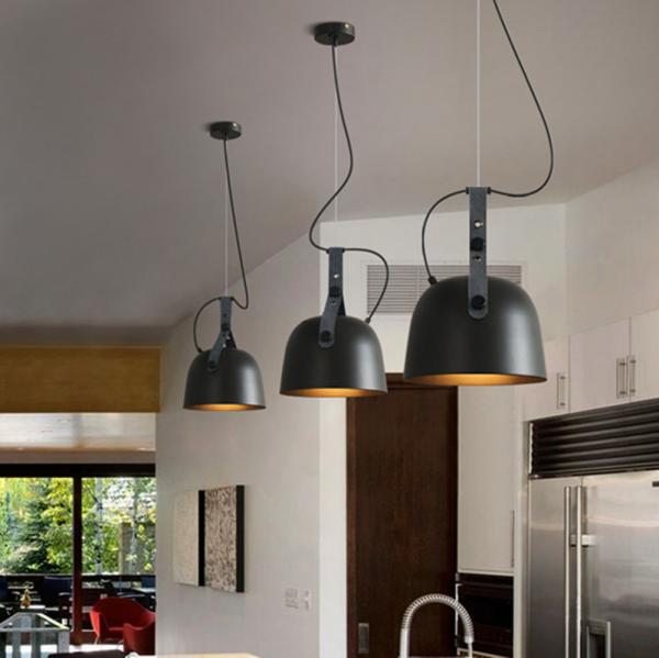 America E27 Pendant Lights Black/Gold/Silvery Decor Loft Coffee Pendant Lights