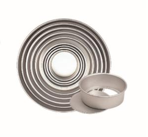 Quality Cake Aluminum 254x248x80mm Round Non Stick Baking Tray wholesale