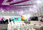 Steel Frame Geodesic Dome Outdoor Event Tents 40m Diameter