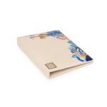 beige print animal pattern hotel leather memo box case supplies for 5-star hotel
