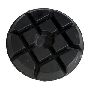 Quality Brown 5 Inch Concrete Polishing Pads 5mm Thickness Floor Polishing Tools wholesale