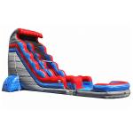 0.55mm PVC Commercial Inflatable Slip And Slide Bounce House Customizable Design