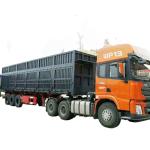 Dual Line Braking System 13000X2500X1800MM Semi Drop Fence Log Box Truck Trailer