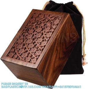 Quality Cremation Urn For Human Ashes Adult Male/Female - Decorative Urns - Wooden Casket Urn - Funeral Burial Urns ​For Human wholesale