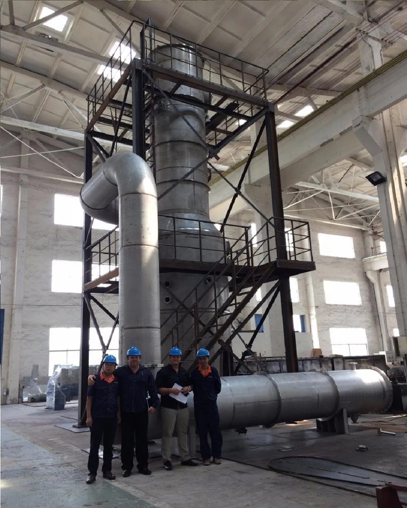 Waste Water Stainless Steel Multiple Effect Falling Film Evaporator