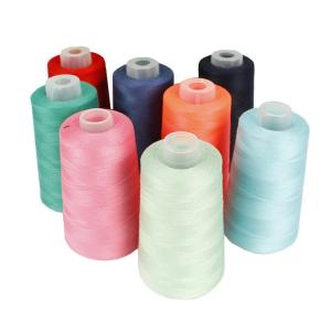 Quality Customized Fire Resistant Sewing Thread For Fire Suit Fabrics Dyed Color wholesale