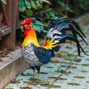 Quality Chicken Solar Garden Ornament Multiple Solar Powered Outdoor Decor Medium wholesale