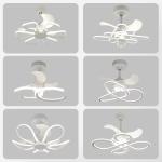 Nordic Inverter Ceiling Fan 52 Inch Silent Ceiling Fans For Bedroom / Dining