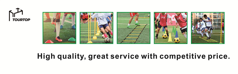 Customized Size Tourtop Soccer Football Basketball Kids Field Marker 50pcs Discs Sport Soccer Agility Cones