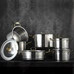 Wholesale Tornado Cookware Sets Multifunctional Cooking Pot Kitchen 6 Piece Soup