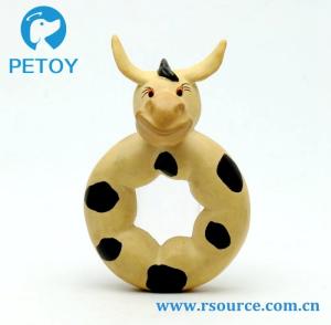 Quality Latex Cow pet chewing eco-friendly pet grind durable dog joy durable wholesale