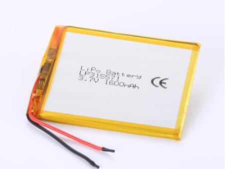 LP315571 3.7V 1600MAH li ion battery manufacturers 1 Lithium Polymer Rechargeabl
