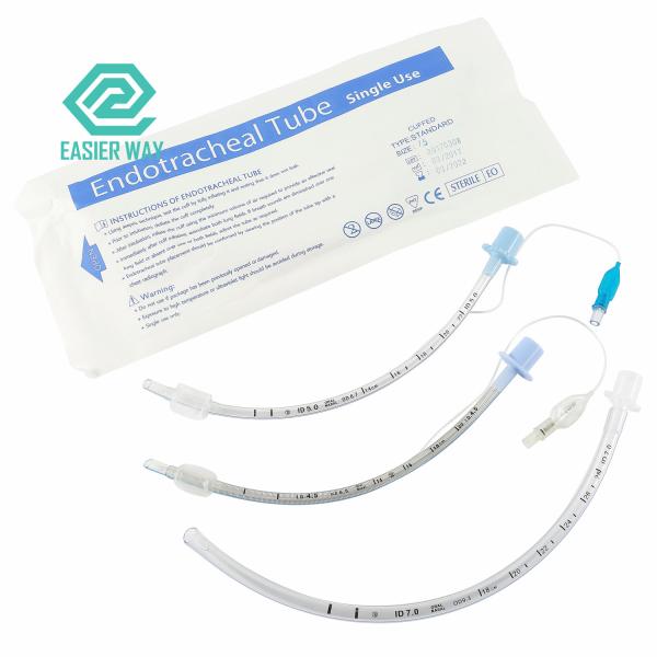 Cheap Medical Disposable Catheter Tube Uncuffed Cuffed Reinforced Endotracheal Tubes for sale