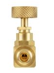 1/4'' NPT Brass Needle Valve , 600 Psi Female Male Compression Needle Valve
