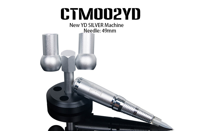 Silver YD Professional Tattoo Machine Kits Eyebrow Tattoo Gun Type Pen