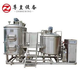 Quality 1000l Home Beer Brewing Equipment , PLC / DCS Micro Brewery Equipment wholesale