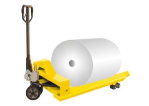 Quality Paper Reel Manual Pallet Truck , Heavy Duty Pallet Jack Truck 1000kg Capacity wholesale