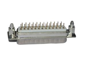 Quality Male 25 Pin D Sub Connector White DP Type For Waterproof Electrical Wire wholesale