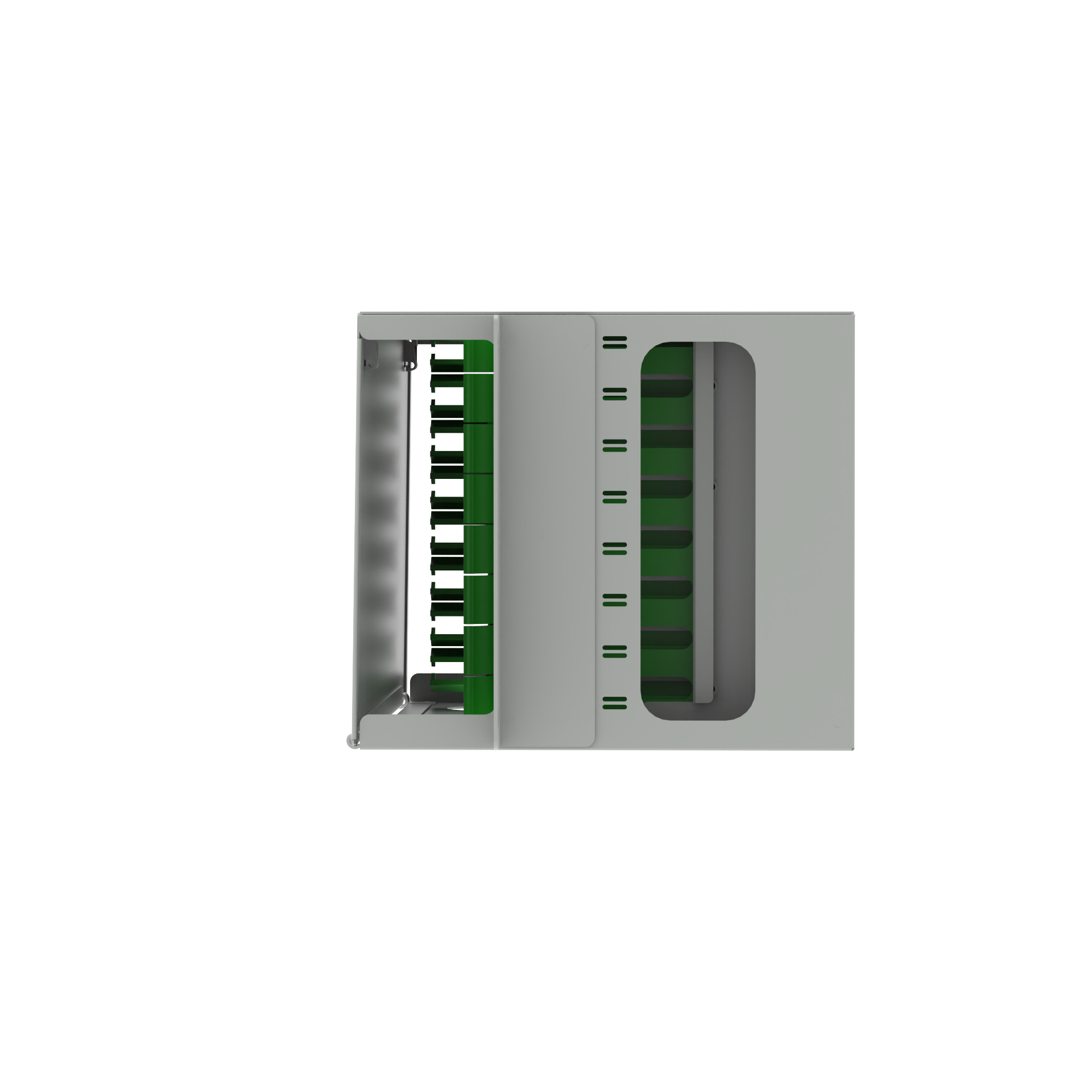White LC Type 96 Ports Optic Fiber Distribution Patchpanel for Fiber Optic Equipment