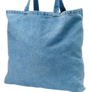 Quality Denim Grocery Tote Bags Custom Logo Printable Stylish For Mums wholesale