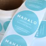 Waterproof Round Personalised Business Stickers