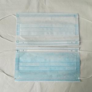 Quality Self Protective Blue White Face Mask For Hospital 3ply Disposable Anti Virus wholesale
