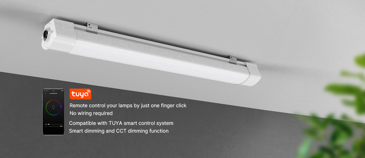 170lm/w Indoor Industrial Linear Lighting Ceiling Mounted 25W