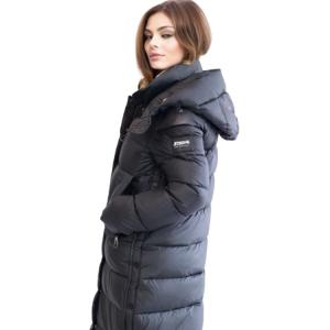 Quality FODARLLOY puffer jacket ladies warm hooded cotton-padded clothes slim long down winter jackets women wholesale