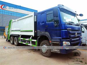 Quality SINOTRUK HOWO 6x4 3 Axles 18m3 Compactor Garbage Truck wholesale
