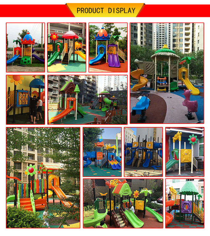 Outdoor Galvanized Pipe Kids Playground Slide With SS304 Fasteners