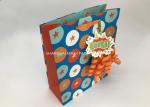 Kids Mini Extra Large Xmas Gift Bags , Blue / Brown Unique Children'S Christmas