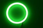Cotton Light Cob Led Angel Eyes Car Headlight Aperture 70MM RED BLUE Fog Lamp 12