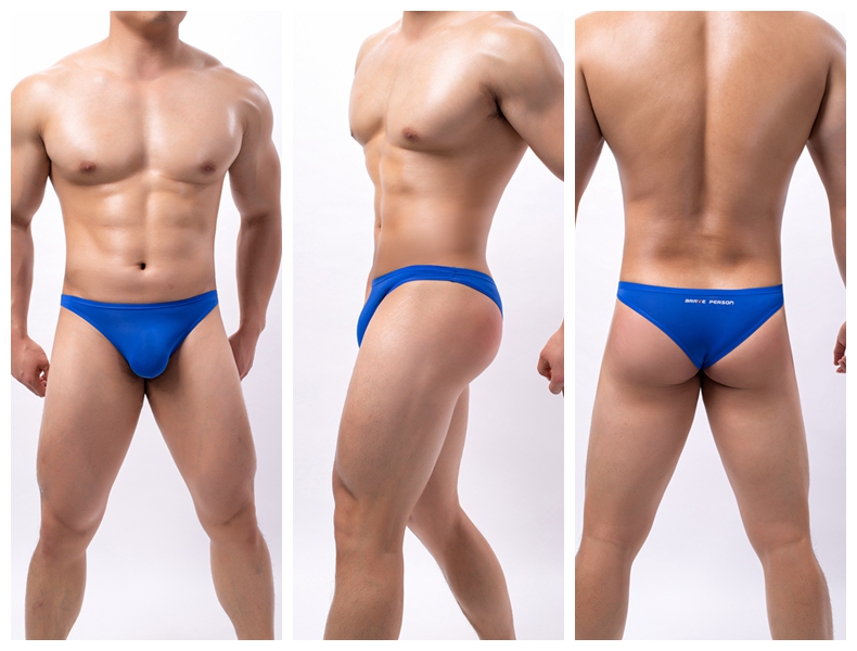 Breathable Most Comfortable Mens Underwear Low Waist 3D Pouch Bikini